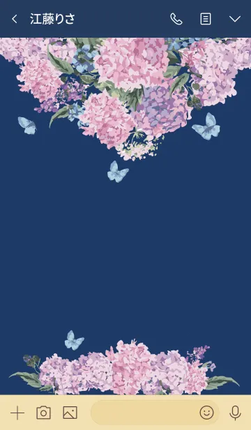 [LINE着せ替え] ナイトドリームガーデンの画像3