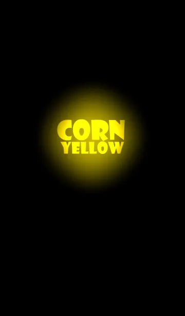 [LINE着せ替え] Corn Yellow in black Ver.2 (jp)の画像1