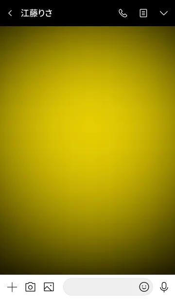 [LINE着せ替え] Corn Yellow in black Ver.2 (jp)の画像3