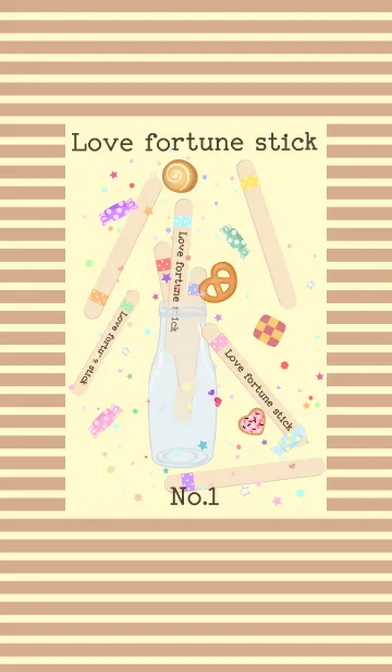 [LINE着せ替え] Love fortune stick！の画像1