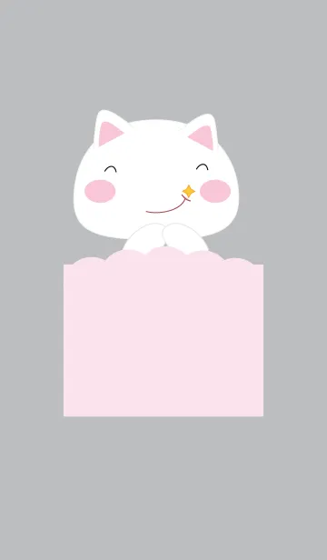 [LINE着せ替え] Simple cute cat theme v.10 (JP)の画像1