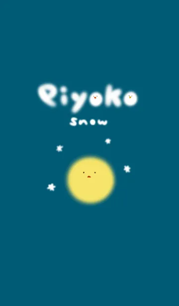 [LINE着せ替え] Piyoko snowの画像1