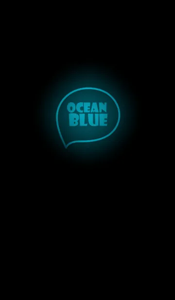 [LINE着せ替え] Ocean Blue Neon Theme (jp)の画像1