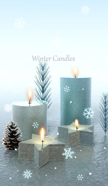 [LINE着せ替え] Winter Candles #2020の画像1
