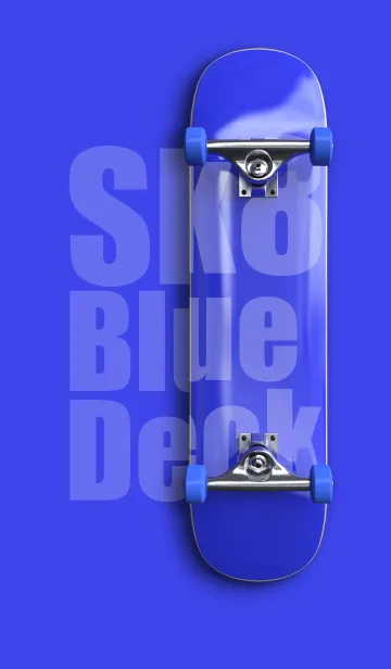 [LINE着せ替え] Sk8BlueDeckの画像1