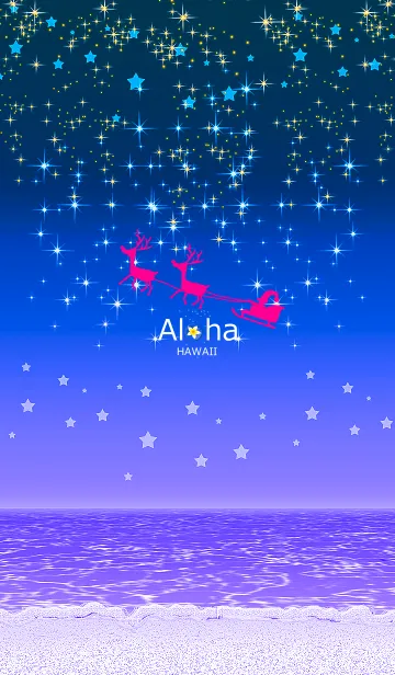 [LINE着せ替え] ハワイノクリスマス＊ALOHA+93 #2020の画像1