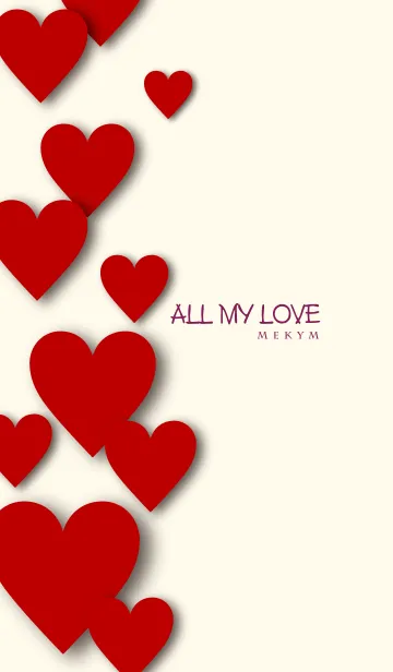 [LINE着せ替え] ALL MY LOVE 13 -MEKYM-の画像1