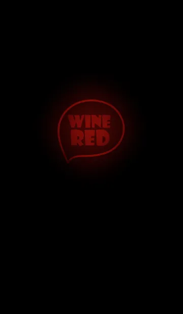 [LINE着せ替え] wine red Neon Theme (jp)の画像1