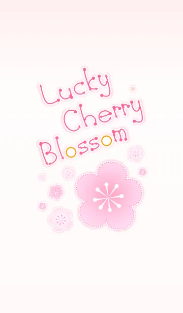 [LINE着せ替え] Lucky Cherry Blossom！ (Pink V.2)の画像1