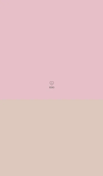 [LINE着せ替え] Simple Pinkbeige Theme6の画像1