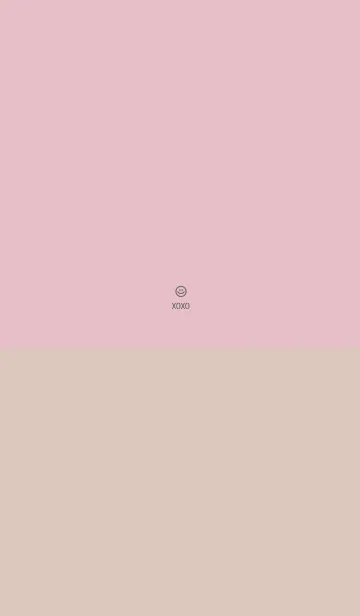 [LINE着せ替え] Simple Pinkbeige Theme7の画像1