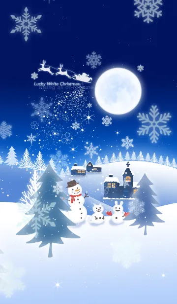 [LINE着せ替え] 幸運を運ぶハッピー・サンタクロースの画像1