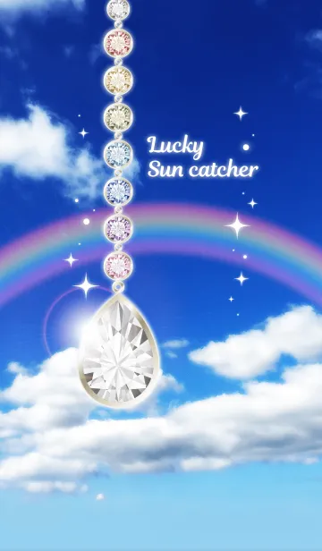 [LINE着せ替え] 幸運を呼ぶ虹とサンキャッチャーの画像1