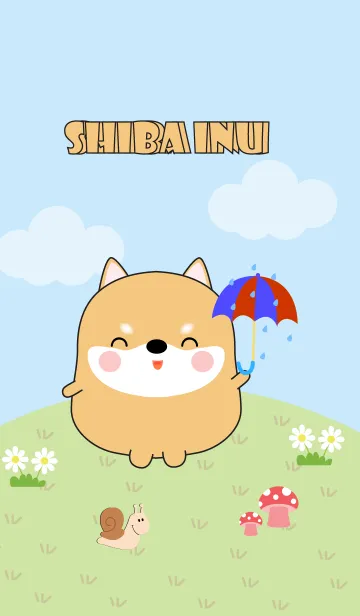 [LINE着せ替え] Love Cute Fat Shiba Inu (jp)の画像1