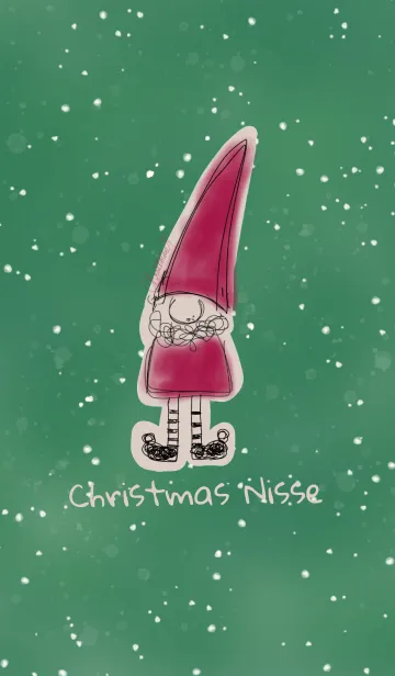 [LINE着せ替え] Christmas Nisse (green)の画像1