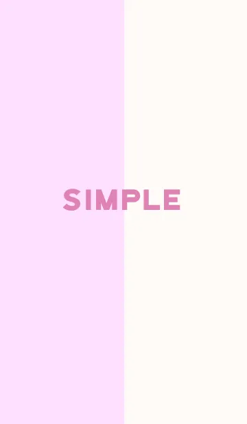 [LINE着せ替え] シンプルテーマ（ピンク）の画像1
