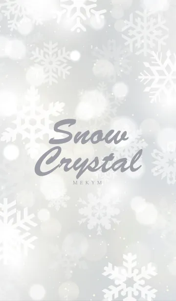 [LINE着せ替え] Snow Crystal 8 -MEKYM- #2020の画像1