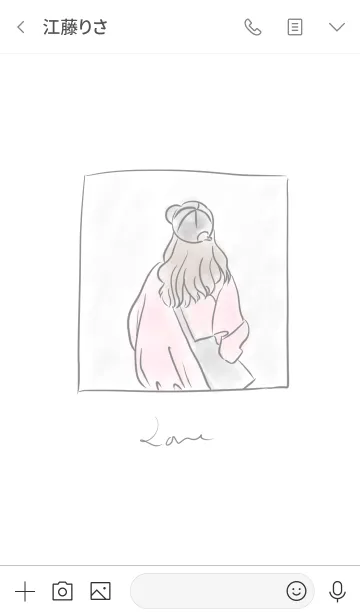 [LINE着せ替え] LOVE GIRL .の画像3