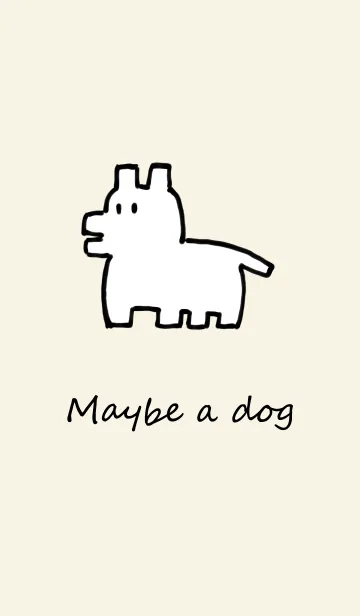 [LINE着せ替え] Maybe a dog...の画像1