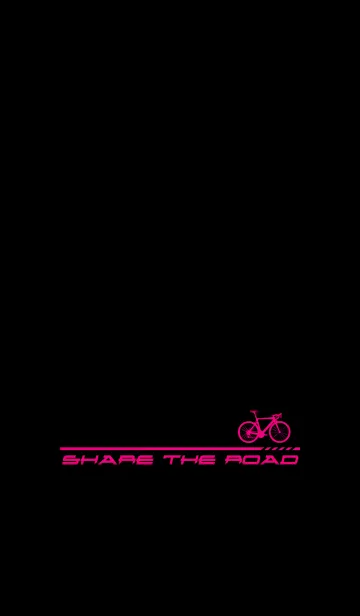 [LINE着せ替え] SHARE THE ROAD -black＆pink-の画像1