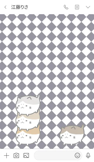 [LINE着せ替え] はぎねこ Bの画像3