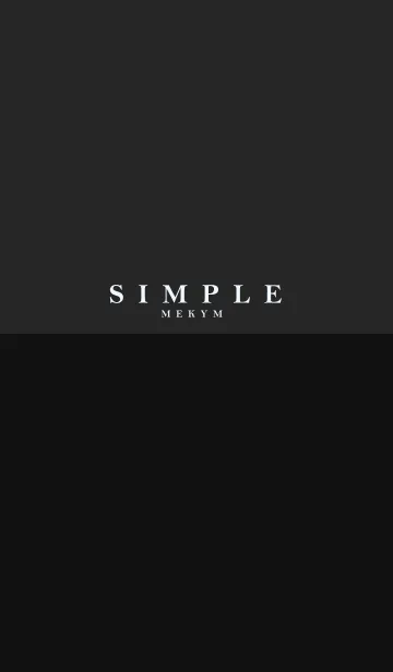 [LINE着せ替え] SIMPLE ICON 20 -MATTE BLACK-の画像1