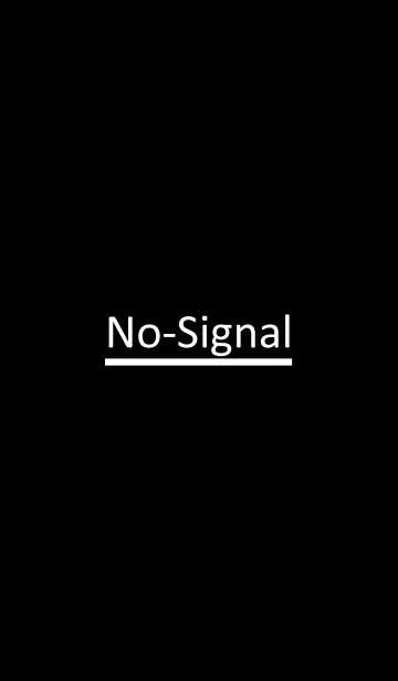 [LINE着せ替え] NO SIGNAL THEME 2.の画像1