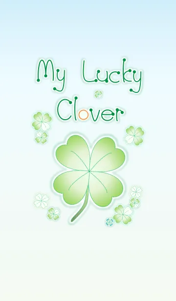 [LINE着せ替え] My Lucky Clover！ (Blue V.4)の画像1