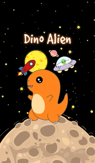 [LINE着せ替え] Dino Alien！の画像1