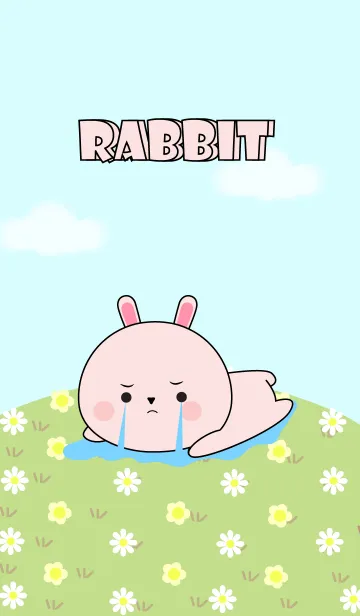 [LINE着せ替え] Love Pretty Pink Rabbit (jp)の画像1