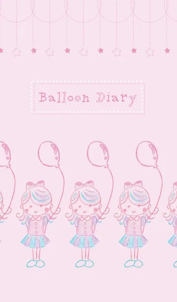 [LINE着せ替え] Balloon Diary.の画像1