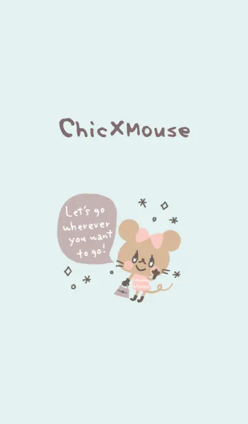 [LINE着せ替え] Chic×Mouse#2020の画像1