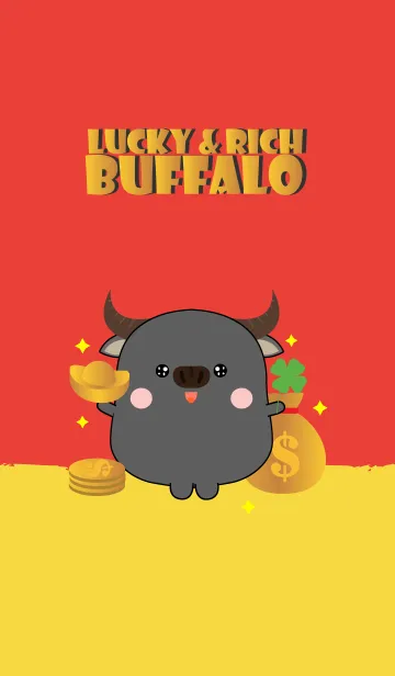 [LINE着せ替え] Lucky ＆ Rich Buffalo Theme (jp)の画像1