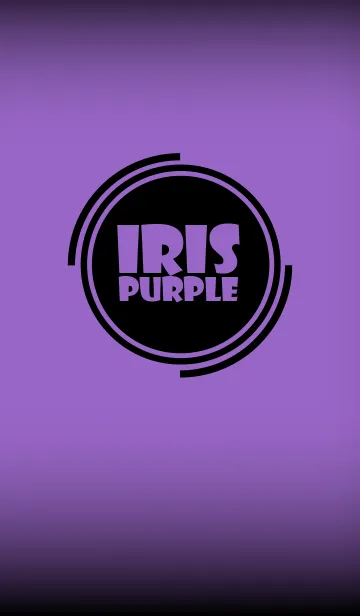 [LINE着せ替え] Iris Purple in black vr.3 (jp)の画像1