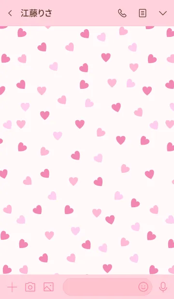 [LINE着せ替え] Love is best 2 -PINK- #2020の画像3