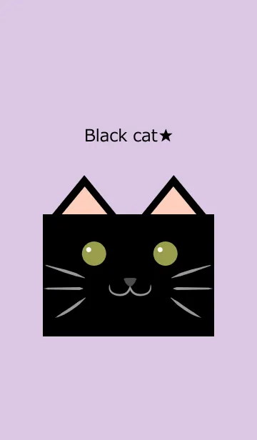 [LINE着せ替え] ポップ☆キャット -Kuroneko-の画像1