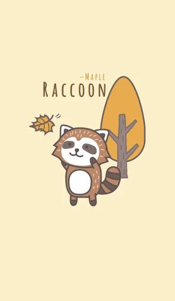 [LINE着せ替え] Maple Raccoon #2 Jの画像1