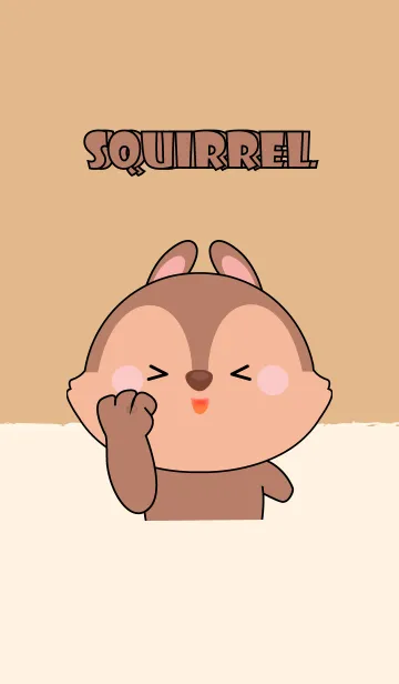 [LINE着せ替え] Big Head squirrel Theme (jp)の画像1