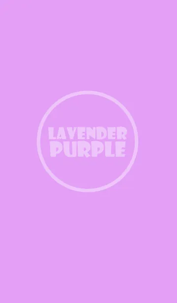 [LINE着せ替え] Love lavender purple Theme v.2 (jp)の画像1