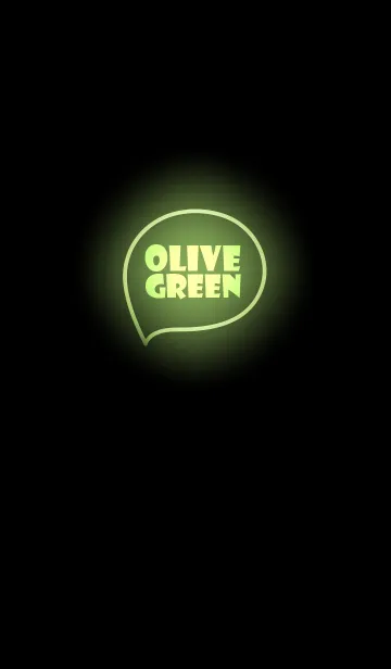 [LINE着せ替え] olive green Neon Theme (jp)の画像1