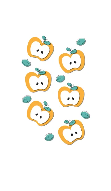 [LINE着せ替え] Apples theme 21 :)の画像1