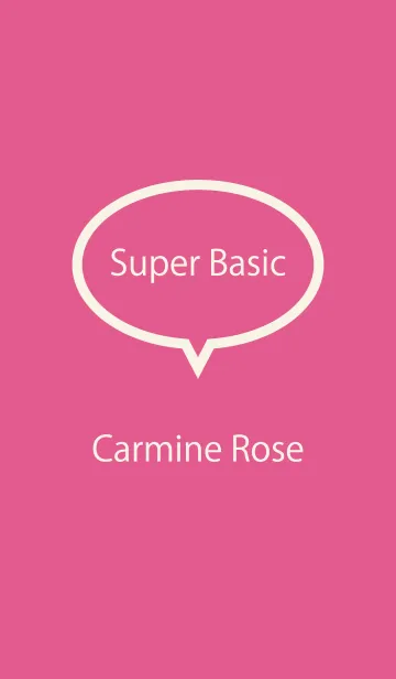 [LINE着せ替え] Super Basic Carmine Roseの画像1