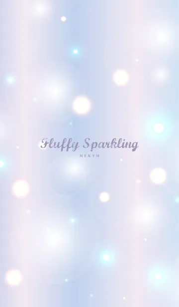 [LINE着せ替え] Fluffy Sparkling 8 -PURPLE- #2020の画像1