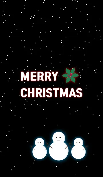 [LINE着せ替え] メリークリスマス(ネオン)の画像1