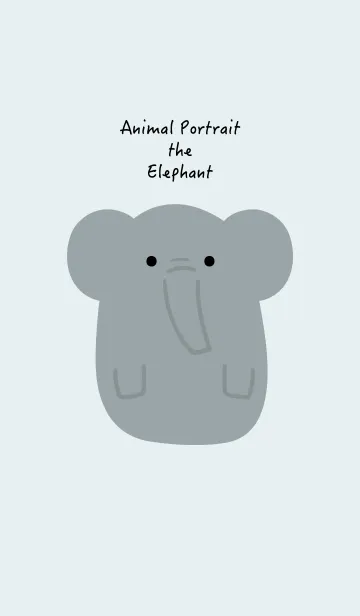 [LINE着せ替え] Animal Portrait - The Elephantの画像1