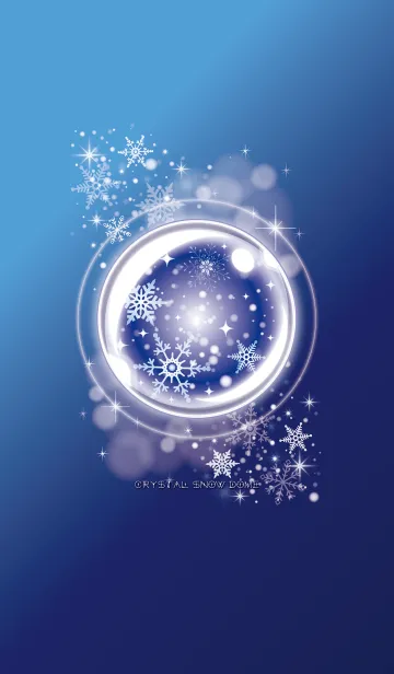 [LINE着せ替え] ♥Crystal Snow Dome♥ #2020の画像1