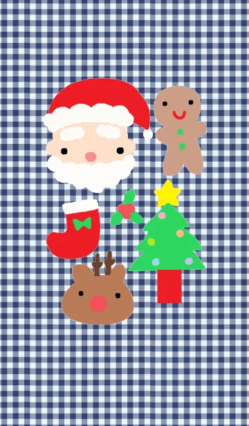 [LINE着せ替え] ハッピークリスマス サンタクロース2の画像1