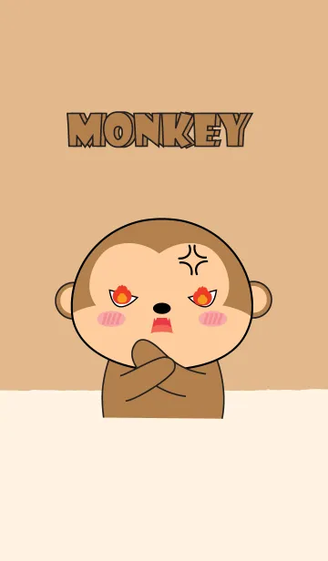 [LINE着せ替え] I'm Cute Monkey (jp)の画像1