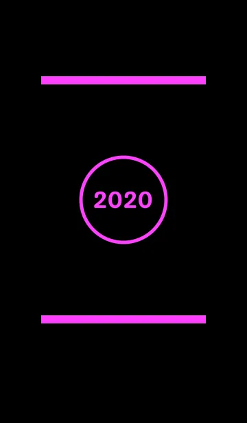 [LINE着せ替え] シンプル 2020 No.1-6の画像1