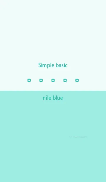 Simple basic ナイル ブルーの着せ替えメイン画像